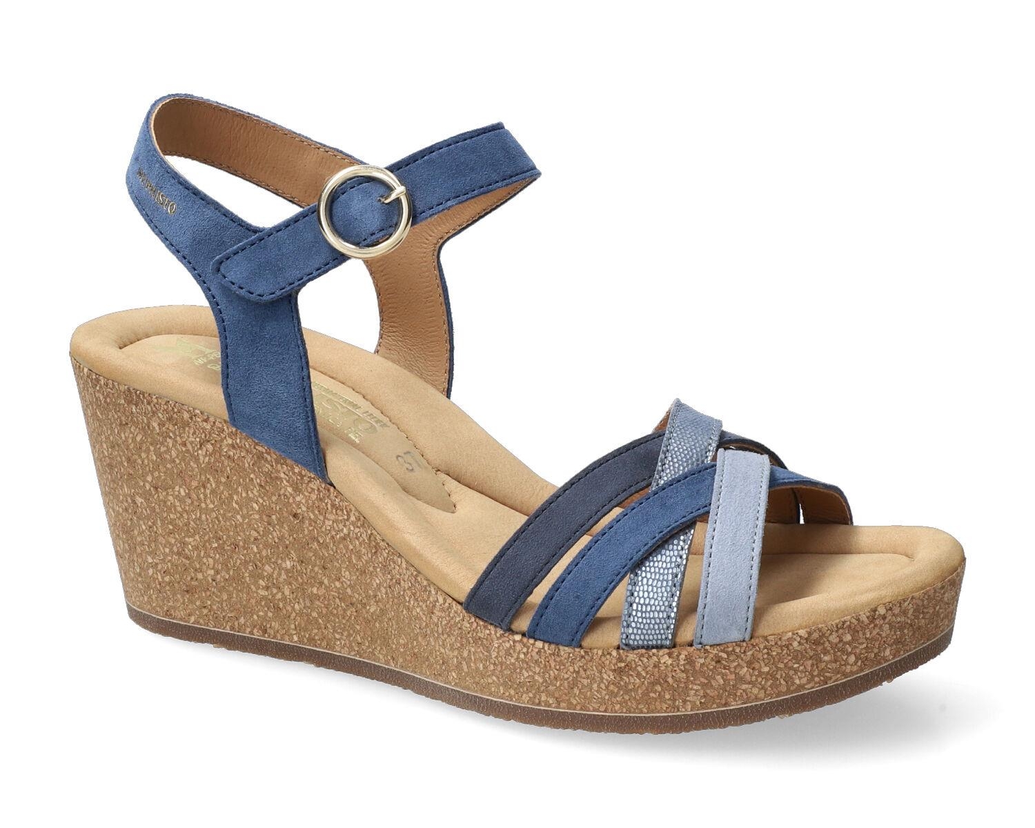 sandales femme modèle Niagara Bleu ciel - Mephisto